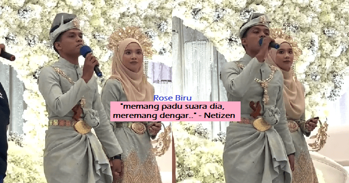 “jarang Pengantin Nyanyi Lagu Nasyid Tapi Sedap Betul Dia Nyanyi