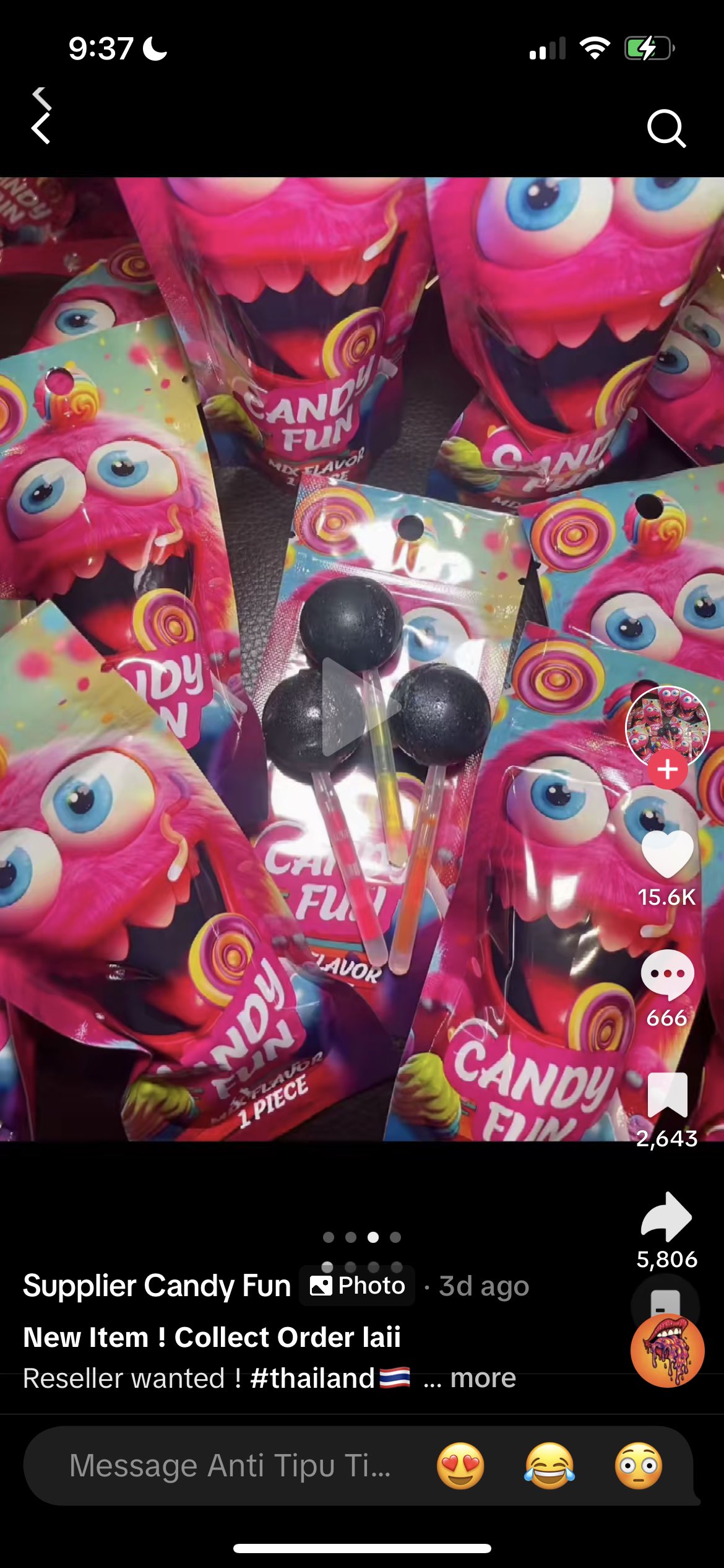 candy lollipop tiktok