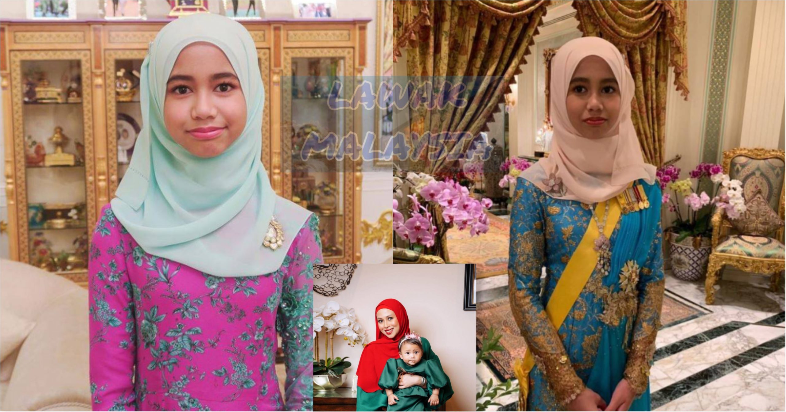 Foto Terbaharu Puteri Ameerah Bolkiah Di Usia 13, Manis Berhijab Dapat ...