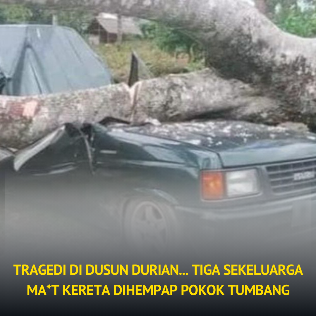 Tr4gedi di dusun durian… Tiga sekeluarga m4ut kereta dihemp4p pokok ...