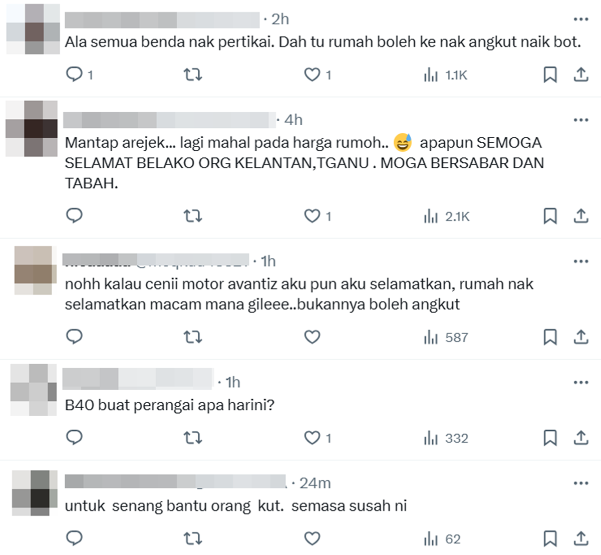 komen netizen di X