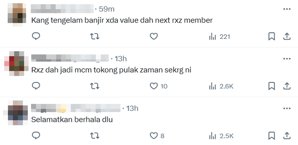 komen netizen di X