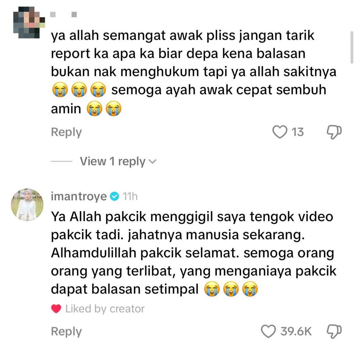 komen tiktok